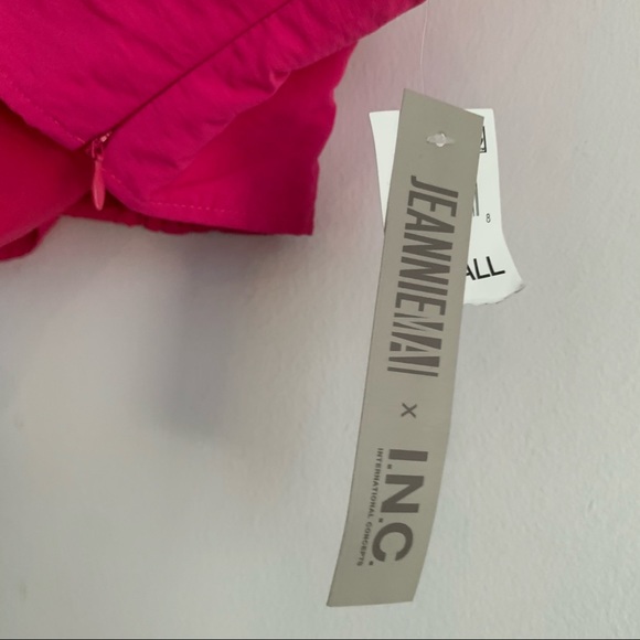 INC Crop Top Bralet in Hot Pink Strappy Fitted Size XS - Picture 5 of 9